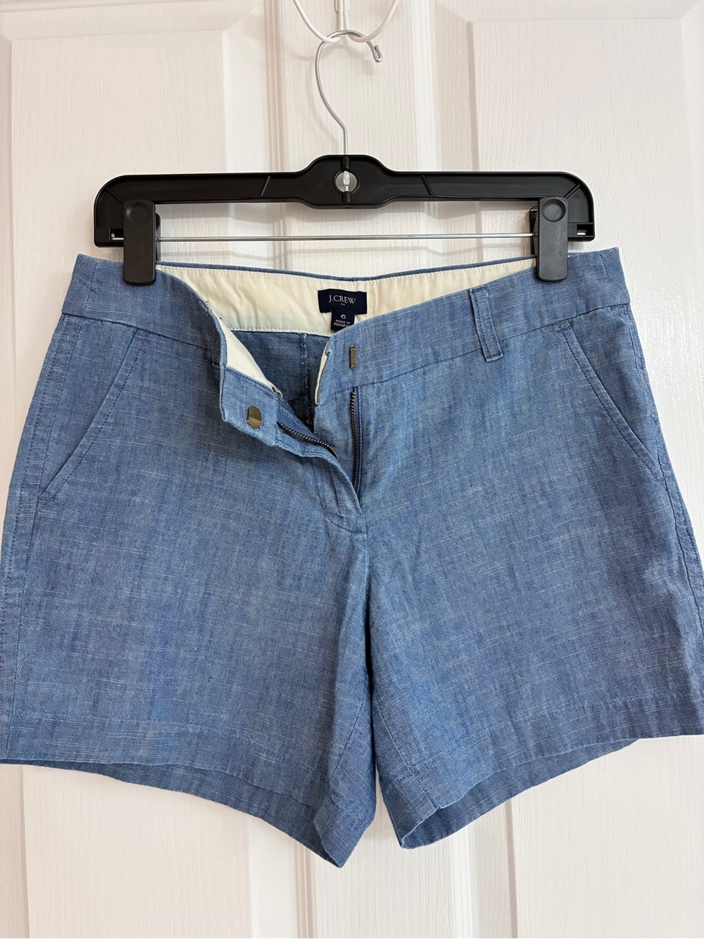 J. Crew Chambray Blue Women's Bermuda Shorts